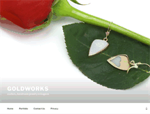 Tablet Screenshot of goldworksart.com